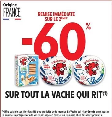 La vache qui rit - Sur Tout La Vache Qui Rit offre sur Intermarché