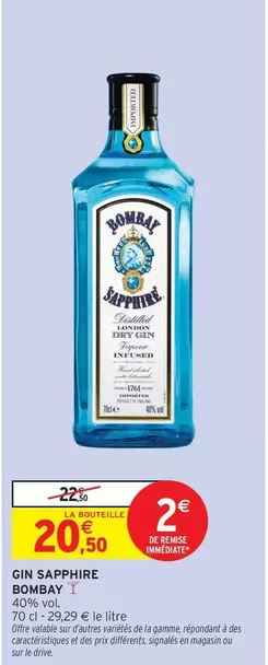 Signal - Gin offre à 20,5€ sur Intermarché