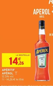 Aperol - Aperitif offre à 14,26€ sur Intermarché