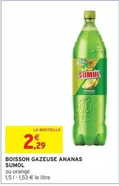 Orange - Boisson Gazeuse Ananas offre à 2,29€ sur Intermarché