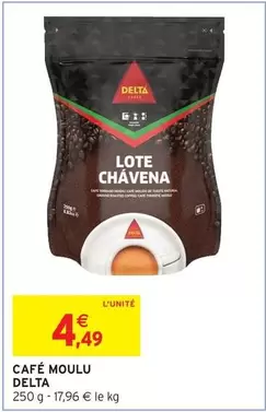 Café Moulu offre à 4,49€ sur Intermarché