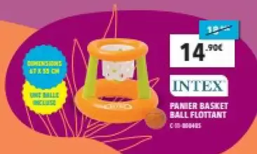 Intex - Panier Basket Ball Flottant offre à 14,9€ sur Cash Piscines
