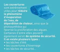 Les Couvertures Sont Extremement Utiles Pour   offre sur Cash Piscines
