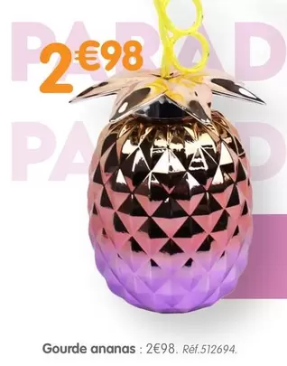 Gourde Ananas offre à 2,98€ sur B&M