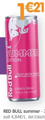 Red Bull - Summer offre à 1,21€ sur B&M