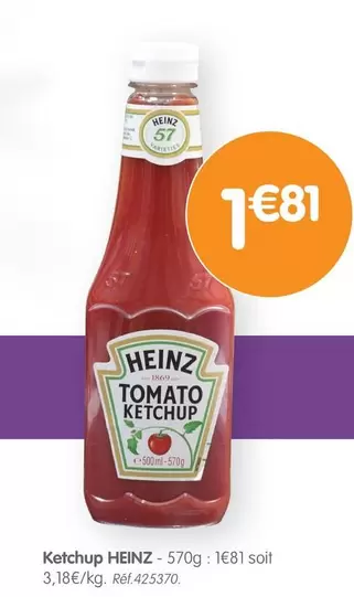 Heinz - Ketchup offre à 1,81€ sur B&M
