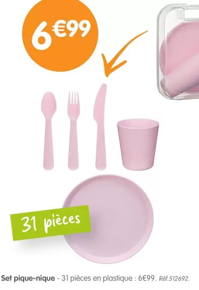 Set Pique-Nique offre à 6,99€ sur B&M