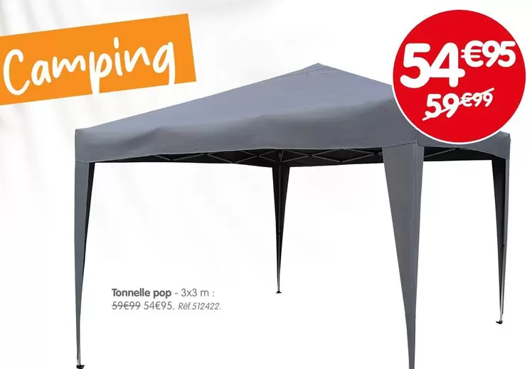 Tonnelle Pop  offre à 54,95€ sur B&M