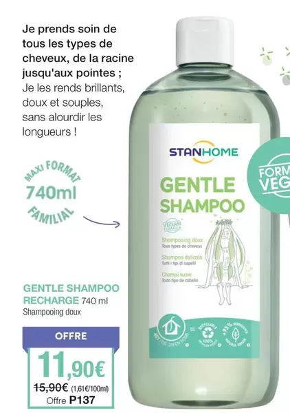Stanhome - Shampoing offre à 11,9€ sur Stanhome