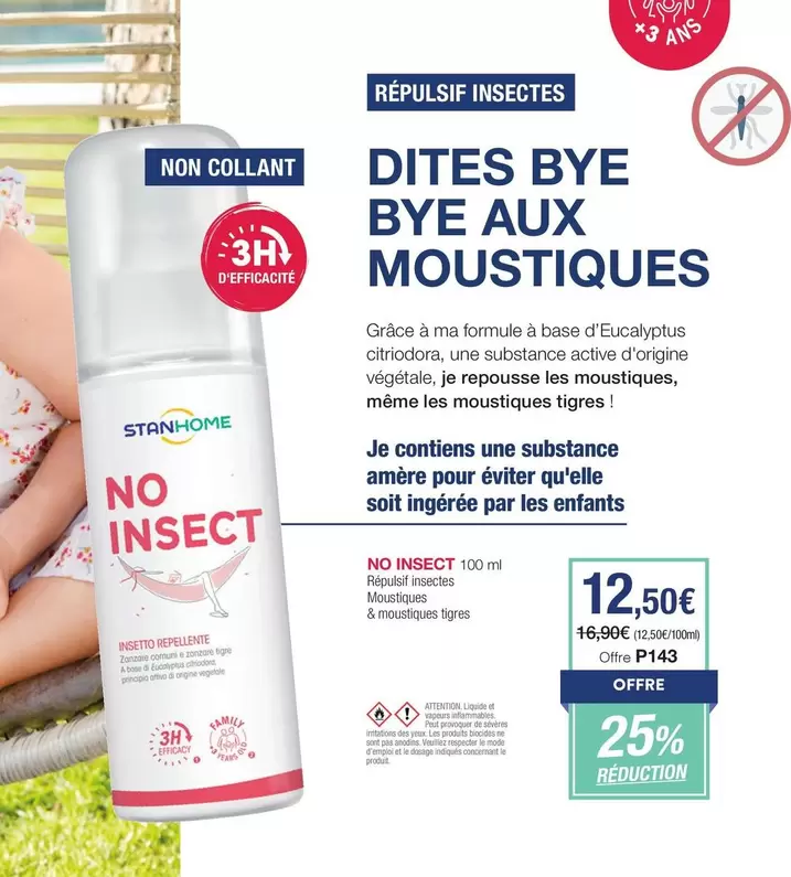 Stanhome - No Insect offre à 12,5€ sur Stanhome