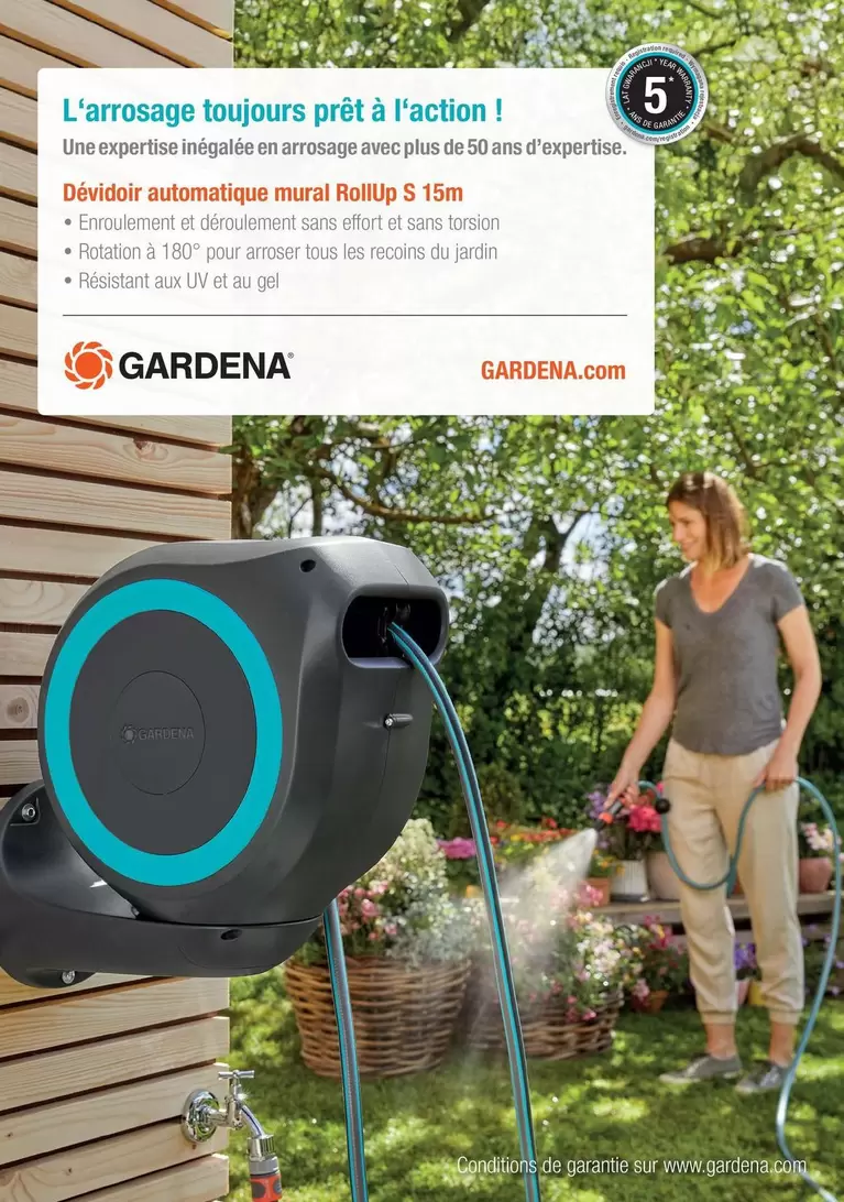 Gardena - L'Arrosage Toujours Prêt À L'Action! offre sur Mr Bricolage
