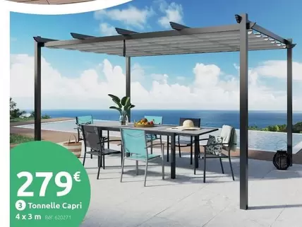 Tonnelle Capri offre à 279€ sur Mr Bricolage