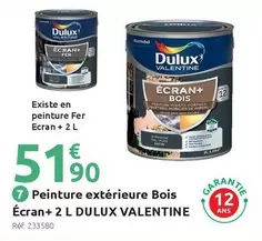 Dulux - Peinture Extérieure Bois Écran offre à 51,9€ sur Mr Bricolage