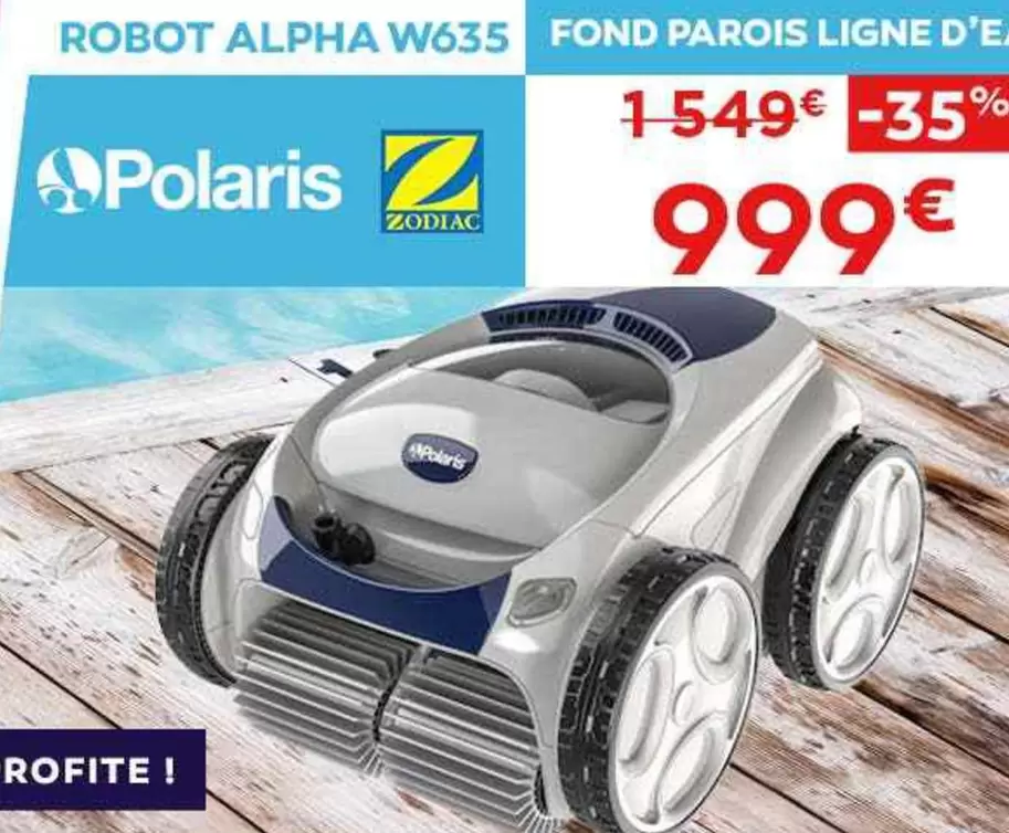 Polaris - Robot Alpha W635 offre à 999€ sur Cabesto