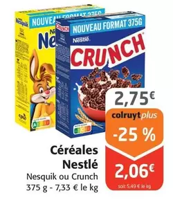 Nestlé - Céréales offre à 2,75€ sur Colruyt