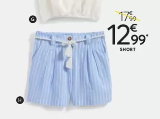 Short offre à 12,99€ sur DistriCenter