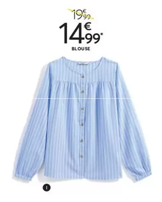Blouse offre à 14,99€ sur DistriCenter