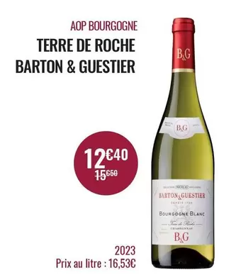Barton Guestier - Terre De Roche  offre à 12,4€ sur Nicolas