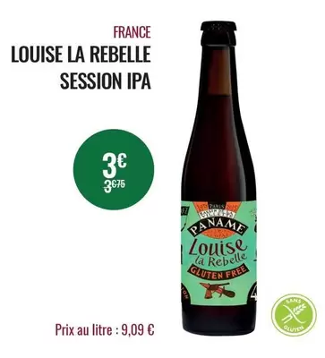 Paname - Louise La Rebelle Session Ipa offre à 3€ sur Nicolas