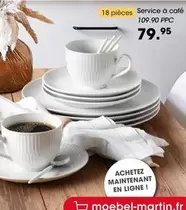 Service À Café offre à 79,95€ sur Möbel Martin