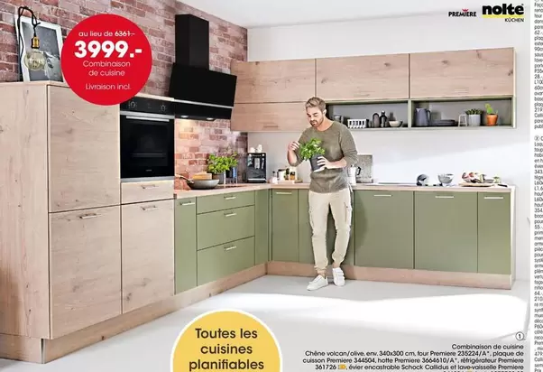 Prime - Touches Les Cuisines Planifiables offre à 3999€ sur Möbel Martin