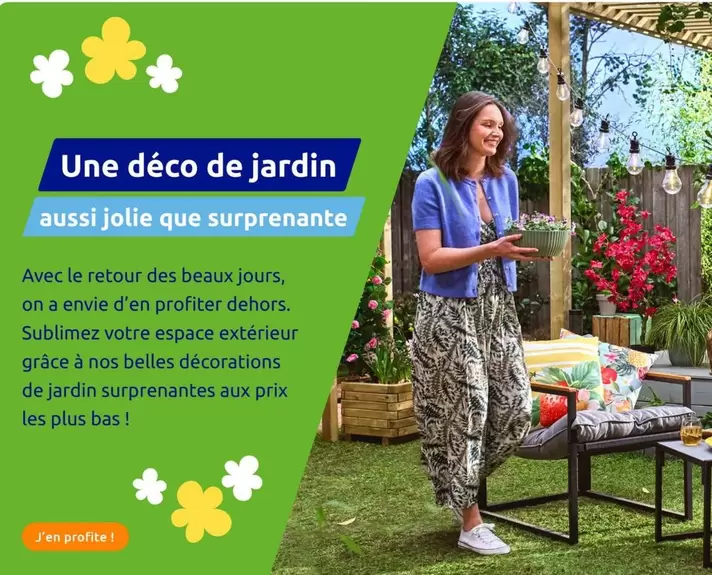 Envie - Une Déco De Jardin offre sur Action