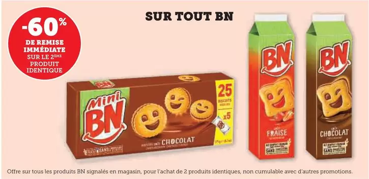 BN  offre sur Super U