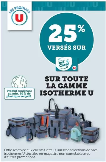 U - Isotherme offre sur Super U