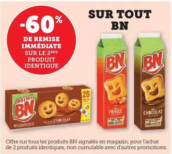 BN Chocolat - Sur Tout offre sur Hyper U
