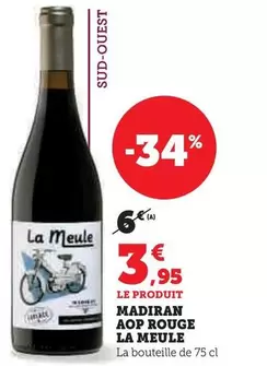 Famille Laplace - Madiran AOP Rouge La Meule  offre à 3,95€ sur Super U