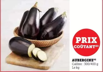 Aubergine offre sur Super U