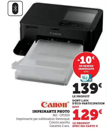 Imprimante Photo offre à 139€ sur Hyper U