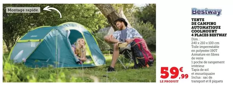 Bestway - Tête De Caring De Cammatice Aop offre à 59,99€ sur Super U