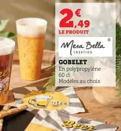 Mesa Bella - En Polypropylène offre à 2,49€ sur Hyper U