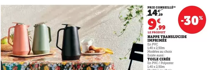 Home Creation - Happet Translucide offre à 9,99€ sur Hyper U