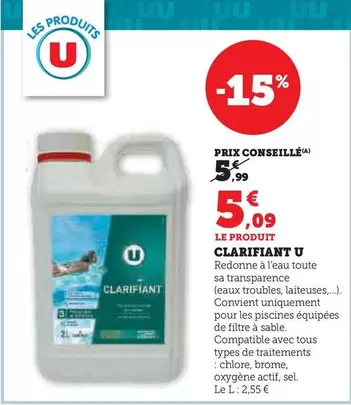 U - Clarifiant offre à 5,09€ sur Hyper U
