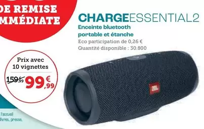 ChargeessentiaL2 offre à 99,99€ sur Super U