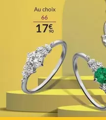 Bague Argent Et Oxydes De Zirconium Blancs Ou Blancs Et Ver offre à 17,9€ sur Auchan Hypermarché