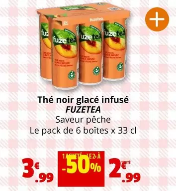 Fuzetea - The Noir Glacé Infusé offre à 3,99€ sur Coccinelle Express