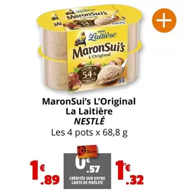 Nestlé - Maronsui's L'Original offre à 1,89€ sur Coccinelle Express