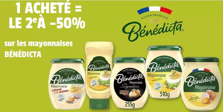 Bénédicta - Sur Les Mayonnaises offre sur Coccinelle Express