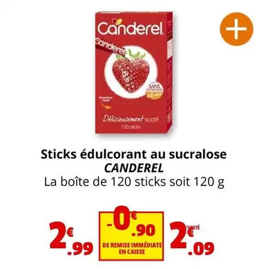 Canderel - Sticks Édulcorant Au Sucralose offre à 2,09€ sur Coccinelle Supermarché