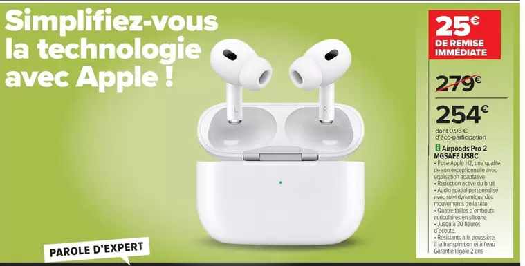 Apple - Imprimante Multifonction offre à 254€ sur Carrefour Contact