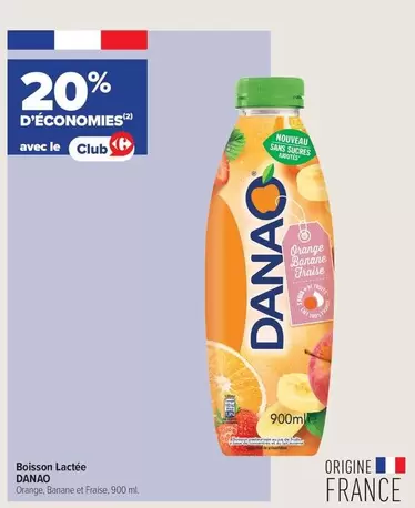 Danao - Boisson Lactée offre sur Carrefour Contact
