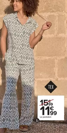 Tex - Pantalon Homme offre à 11,99€ sur Carrefour Contact