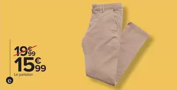 Pantalon Garçon offre à 15,99€ sur Carrefour Contact