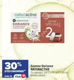 Naturactive - Gamme Doriance offre sur Carrefour Contact