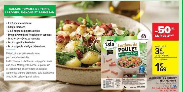 Salade Pommes De Terre offre à 3,39€ sur Carrefour Contact
