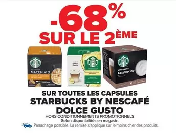 Nescafé - Sur Toutes Les Capsules Starbucks By Dolce Gusto offre sur Carrefour Contact