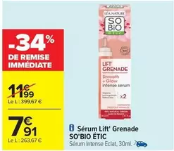 Lea - Sérum Lift Grenade offre à 7,91€ sur Carrefour Contact
